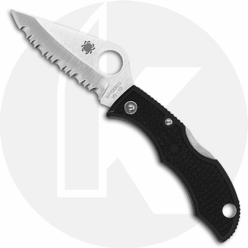 Spyderco Knives Spyderco Ladybug 3 Knife, Serrated, SP-LBKS3