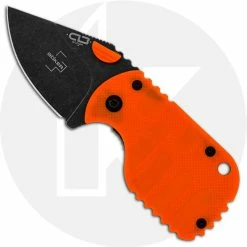 Boker Knives Boker Subcom 2.0 01BO528 - Chad Los Banos EDC - Dark Stonewash D2 - Orange Zytel And Stonewash Steel - Frame Lock